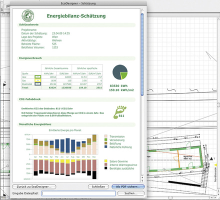



5
 Direkt im Konstruktions- und Entwurfswerkzeug des Planers integrierte Analysefunktionen vereinfachen die energetische Optimierung. 
