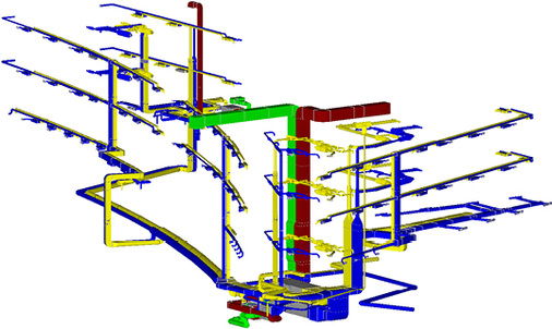 <p>
</p>

<p>
<span class="GVAbbildungszahl">9</span>
 Wichtig für die Auslegung und Berechnung ist eine geschossübergreifende Gesamtbetrachtung aller Anlagenkomponenten. 
</p> - © Bild: mh-software

