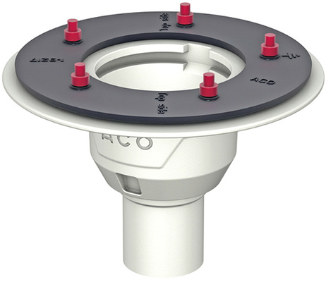 <p>
</p>

<p>
<span class="GVAbbildungszahl">4</span>
 Die Passavant-Serie umfasst Gusseisen-Bodenabläufe in modularer Bauweise in den Nennweiten DN 50, 70 und 100, die es jeweils mit 1,5° und 90° Stutzenneigung sowie mit Halterand, Klebe- oder Pressdichtungsflansch gibt. 
</p> - © Bild: ACO Passavant GmbH

