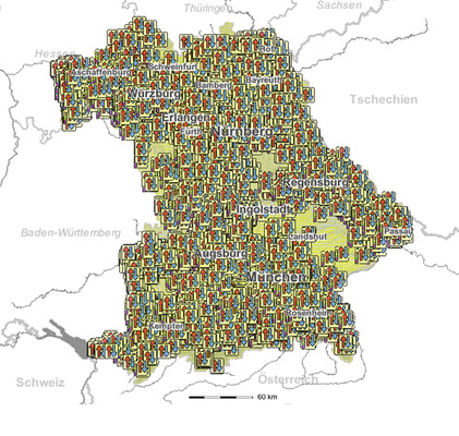 



3
 Erdwärmesonden-Bestand in Bayern 



aus dem Energieatlas Bayern. Je mehr geothermische Daten zur Verfügung stehen, desto genauer können in Zukunft geothermische Wechselbeziehungen im Untergrund einkalkuliert werden. 
