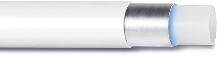 <p>
</p>

<p>
<span class="GVAbbildungszahl">2</span>
 Die Innen- und Außenschicht von Uni Pipe Plus bestehen aus lebensmittelechtem Polyethylen (PE-RT). Sie werden mit der Aluminiumschicht durch zwischenliegende Haftvermittlerschichten dauerhaft verbunden. Erkennungszeichen von Uni Pipe Plus ist die blaue Innenfarbe. 
</p> - © Bild: Uponor

