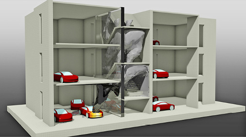 <p>
<span class="GVAbbildungszahl">7</span>
 Die Rauchausbreitung in neuralgischen Bereichen wie Treppenhäusern kann eindrucksvoll visualisiert werden. 
</p>

<p>
</p> - © Bild: Autodesk

