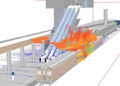 



9
 Eine präzise Nachbildung der relevanten Raumgeometrie ist insbesondere bei Detailbetrachtungen Voraussetzung für eine realistische Simulation. 
