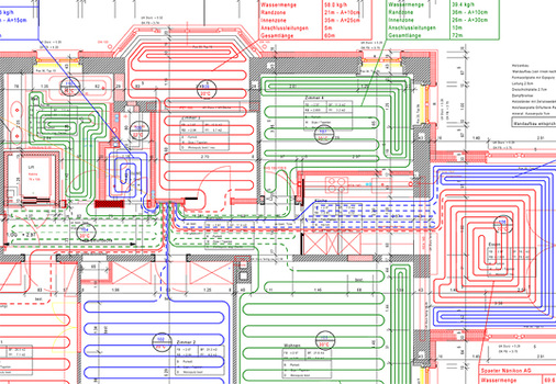 



12
 Bei allen Vorteilen der 3D-Planung – für die Installation und Montage sind detaillierte CAD-Ausführungspläne entscheidend. 
