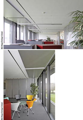 
13
 Gebäude mit einer ausgeglichenen Heiz-/Kühlbilanz und strahlungsbasierenden Temperiersystemen eignen sich besonders für geothermische Nutzungskonzepte. 
