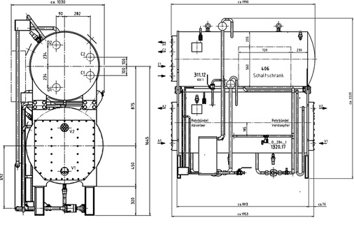 
3
 Maßzeichnungen der größeren AKM „Hummel“ 



