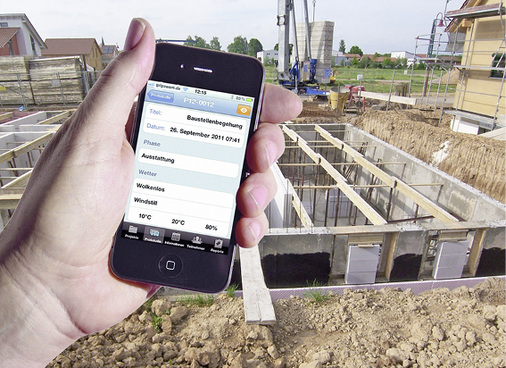 



3
 Smartphones sind für die digitale Erfassung von Baustellendaten ebenso ideal … 
