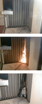 



6
 Der SBI-Test – hier mit Armaflex-Schläuchen – vor, während und nach dem Test. 
