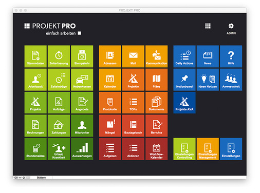 



2
 Büro- und Management-Software für Planungsbüros ist entsprechend ihrem Einsatzspektrum sehr vielseitig und deshalb meistens modular aufgebaut. 
