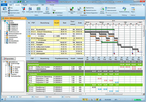 



5
 … digitale Bauzeitenplaner, … 
