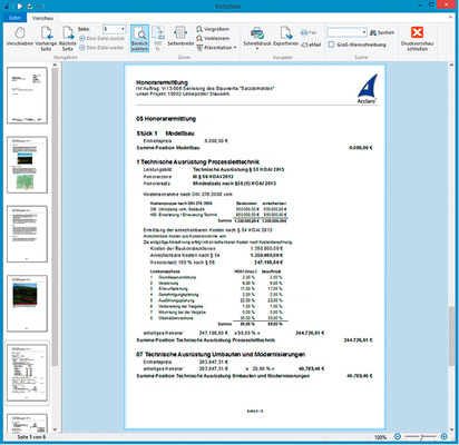 <p>
</p>

<p>
<span class="GVAbbildungszahl">8</span>
 Das integrierte oder optionale HOAI-Modul sollte sich an eigene Tätigkeitsprofile und Bürolayouts anpassen lassen. 
</p> - © Rossmayer Consulting

