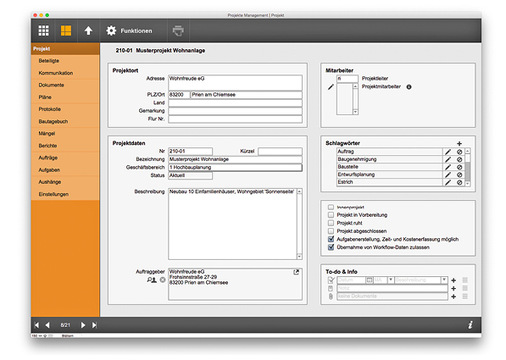 <p>
</p>

<p>
<span class="GVAbbildungszahl">9</span>
 Bevor eine BMSP-Lösung produktiv eingesetzt werden kann, müssen Basisdaten, wie Projekt-, Adress- und Mitarbeiterdaten, eingegeben, respektive übernommen und die Software individuell angepasst werden. 
</p> - © Projekt PRO

