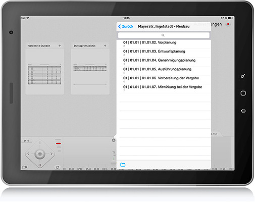 



10
 BMSP macht mobil: immer mehr Funktionen lassen sich auch von unterwegs abrufen, etwa wichtige Projektauswertungen. 
