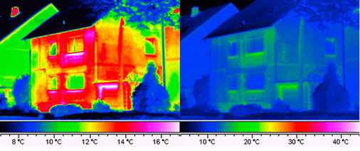 <p>
</p>

<p>
<span class="GVAbbildungszahl">5</span>
 Mit den Funktionen lassen sich Wärmebilder allerdings auch manipulieren, sodass beispielsweise ein ungedämmter Altbau per Mausklick virtuell saniert wird … 
</p> - © Dittié

