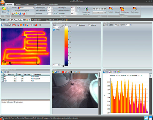 



1
 Durch die Kombination von Infrarotbildern und Digitalfotos lassen sich Problembereiche besser hervorheben. 
