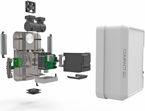 <p>
</p>

<p>
<span class="GVAbbildungszahl">2</span>
 Der Ozongenerator Compact20 benötigt keine externe Sauerstoffzufuhr, keine UV-Lampen und nur einen Stromanschluss. Der für die Ozon-Herstellung notwendige Sauerstoff wird der Umgebungsluft entnommen. In den Generatoren entstehen durch elektrische Entladung in einer Hochleistungskeramik aus Sauerstoff-Molekülen (O
<sub>2</sub>
) hochreaktive Ozon-Moleküle (O
<sub>3</sub>
).
</p> - © Infuser

