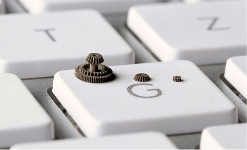 



6
 Für extreme kleine Objekte sind präzise 3D-Drucktechnologien wie das Laser-Sinterverfahren gefordert. 
