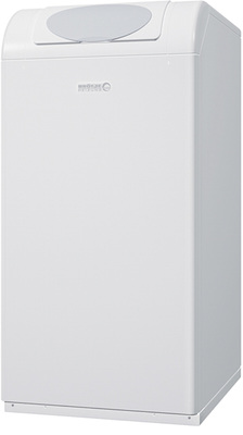 <p>
</p>

<p>
<span class="GVAbbildungszahl">2</span>
 Die Sole/Wasser- oder Wasser/Wasser-Wärmepumpe SensoTherm in sieben Ausführungen zwischen 6 und 21 kW Heizleistung verfügt über stufenlos geregelte Hocheffizienzpumpen auf der Heizungs- und Soleseite. Brötje gibt einen COP bis 4,6 an. Das Gerät enthält einen Wärmemengenzähler und einen 6-kW-Elektroheizstab. Bei bivalentem Betrieb kann der Bivalenzpunkt frei gewählt werden. Für den größeren Leistungsbedarf ist die Wärmepumpe kaskadenfähig und kann ohne zusätzlichen Regler mit einem Solarsystem kombiniert werden. 
</p> - © Brötje

