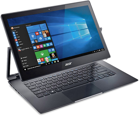 



3
 … und passt sich automatisch an: Bei Convertibles wechselt Windows 10 beispielsweise selbstständig zwischen Touch- und Tastatur-Bedienung, … 
