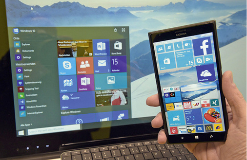 



4
 … bei Smartphones passt sich die Anzeige automatisch an. 
