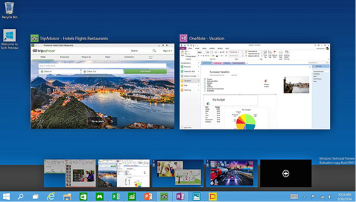 
6
 Dank neuem Multiple-Desktop lassen sich Projekte bzw. private und geschäftliche Dokumente noch einfacher voneinander trennen. 



