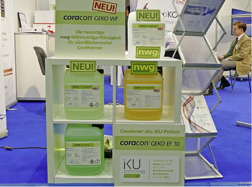 



6
 Wärmeträger für Erdwärmesonden, auch „ökologische“, finden nicht immer die Zustimmung der Unteren Wasserbehörden. Wasser als Wärmeträger hat viele Vorteile, aber die Anlagenplanung und das Regelungskonzept sind anspruchsvoller. 
