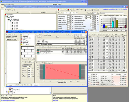 <p>
</p>

<p>
<span class="GVAbbildungszahl">4</span>
 Material und Bauteilbibliotheken beschleunigen die Erfassung von Bauteilen und U-Werten. 
</p> - © mh-Software

