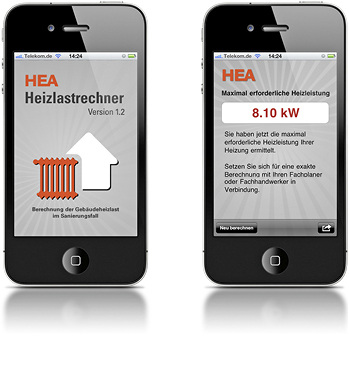 



10
 Heizlast-Apps eignen sich nur zur überschlägigen Abschätzung der Heizlast.
