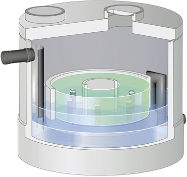 <p>
<span class="GVAbbildungszahl">2</span>
 Substratfilter ViaPlus 3000 mit DIBt-Bauartzulassung für die Entwässerung von großen Verkehrsflächen. 
</p>