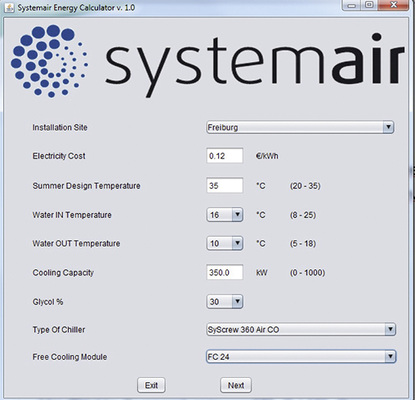 <p>
<span class="GVAbbildungszahl">4</span>
 Mit einem Tool von Systemair lässt sich die Wirtschaftlichkeit der Freikühlmodule für den jeweiligen Anwendungsfall berechnen. 
</p>

<p>
</p> - © Systemair

