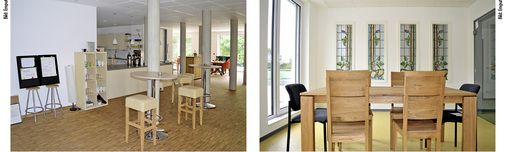 
2
 Für Hilfesuchende im Kreis Herford sind die Räume der offenen Kontakt- und Begegnungsstätte „Klinkentreff“ ein wichtiger Zufluchtsort. Warme Farben und eine gemütliche Einrichtung dominieren im Treffpunkt. Die Beratungsräume wurden unterschiedlich, hell und wohnlich gestaltet. 
