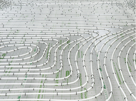 



4
 Das Tackersystem PUR-Therm kam als Fußbodenheizsystem im gesamten Gebäude zum Einsatz. 
