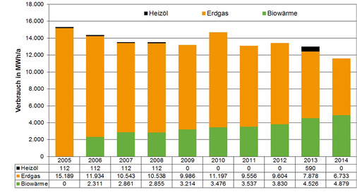 



2
 Energieverbrauch für Nahwärme und Dampf in Neuerkerode Gas, Biogas, Heizöl – ohne Witterungskorrektur, heizwertbezogen 

