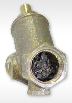 



4
 Verstopfter Schmutzfänger. Seine Funktion hat er erfüllt und gleichzeitig für den Betreiber als Alarmanlage gewirkt. 
