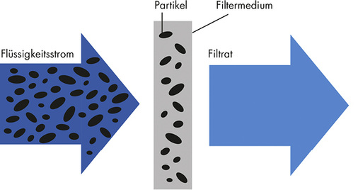 
6
 Prinzip der Tiefenfiltration. 



