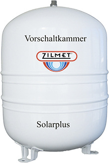 <p>
</p>

<p>
<span class="GVAbbildungszahl">6</span>
 Die Reihe Zilflex Solar-Plus Safe vereint Vorschalt- und Solargefäß. 
</p> - © Zilmet

