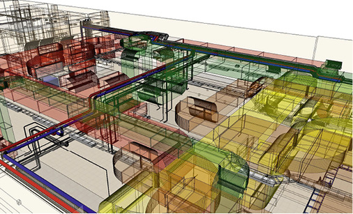



7
 BIM2CIM: Auf der Grundlage von BIM-Daten werden inzwischen auch RLT-Anlagenteile, Rohrdurchführungen, Installationskerne oder komplette Sanitärzellen gefertigt. 
