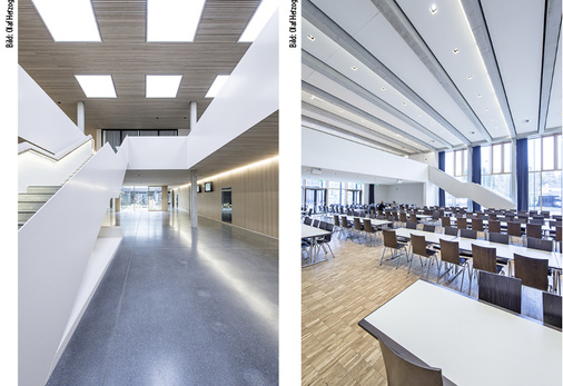 
2
 Präsenzmelder sorgen dafür, dass das Licht nur brennt, wenn Personen im Raum anwesend sind. Auch die Lüftung wird über die Präsenzerfassung gesteuert. 
