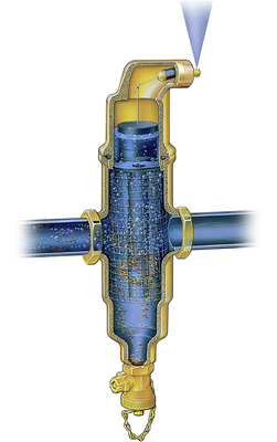 <p>
<span class="GVAbbildungszahl">9</span>
 Schnitt durch einen SpiroCombi: Hier wird die Verbindung von Luft- und Schlammabscheidung deutlich. 
</p>

<p>
</p> - © Spirotech, Düsseldorf

