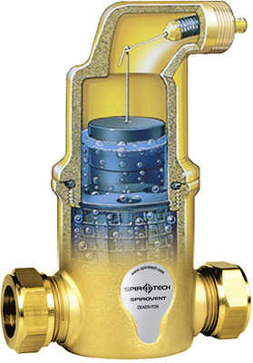 <p>
<span class="GVAbbildungszahl">10</span>
 Der SpiroVent zeichnet sich durch ein leckfreies, nicht absperrbares Entlüftungsventil aus.
</p>

<p>
</p> - © Spirotech, Düsseldorf

