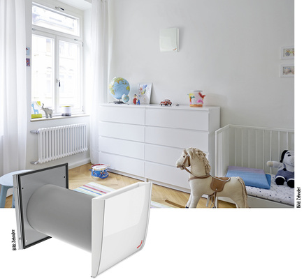 
2
 Zehnder ComfoSpot Twin40: Das dezentrale Lüftungsgerät für den intermittierenden (paarweisen) Betrieb eignet sich bei Nachrüstung und Neubau im Privatbereich oder Wohnungsbau. Es zeichnet sich dabei durch niedrigen Installationsaufwand, einen leisen Betrieb und eine hohe Wärmerückgewinnung von bis zu 91 % aus. Gleichzeitig ist es das leiseste Gerät seiner Klasse. Die Design-Innenwandhaube aus Glas ist nicht nur unaufdringlich zeitlos: Durch ihre spezielle Luftströmung nach oben sorgt sie für eine besonders günstige Luftverteilung im Raum und eine effektive Schallreduktion. 
