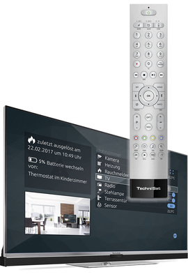 
2
 So sieht die Smart-Home-Lösung der Zukunft aus. Zumindest wenn es nach TechniSat geht. Den Start bei Sensoren und Aktoren machen Türkontakt, Rauchmelder, ein Multisensor (Bewe-gung, Temperatur, Luft-feuchtigkeit, Helligkeit), ein Heizkörperthermostat mit Fensteröffnungs-erkennung, ein Zwischen-stecker und ein Zwischen-stecker mit Energie-verbrauchsmessung (Auflösung 1 W) und Repeater-Funktion. Die Funkkommunikation erfolgt über Z-Wave (maximale Reichweite 30 m). 



