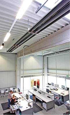 



2
 Zweirohr-Strahlungsband in einer Logistikimmobilie. 
