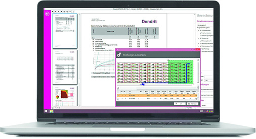 <p>
</p>

<p>
<span class="GVAbbildungszahl">2</span>
 Produktunabhängige Trinkwassernetz-Planungsprogramme bieten Fachplanern Berechnungs-, Analyse-, Optimierungs- und Dokumentationsfunktionen
</p> - © Dendrit Haustechnik-Software

