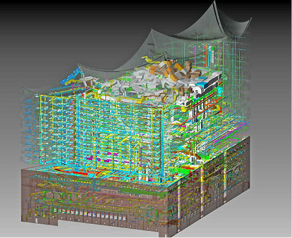 <p>
</p>

<p>
<span class="GVAbbildungszahl">7</span>
 … insbesondere bei hochinstallierten Gebäuden (hier die Elbphilharmonie) sind Planungsprogramme deshalb unverzichtbar. 
</p> - © C.A.T.S. Software

