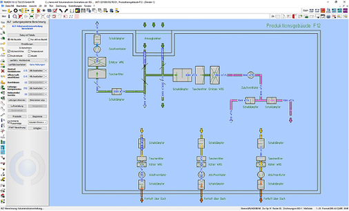 



9
 … als Leitungsschema, … 
