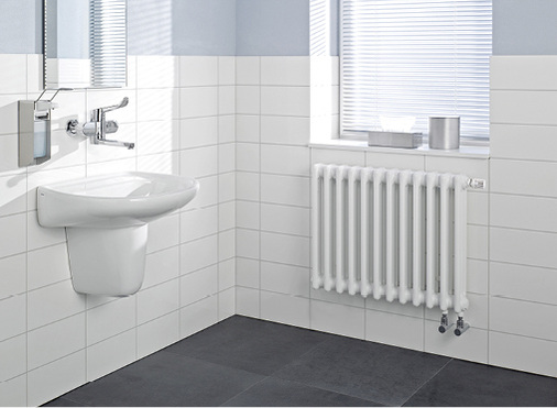 



3
 Die Röhrenradiatoren von Arbonia weisen zahlreiche Vorteile für den Einsatz in Zweckbauten auf – außergewöhnliche Ausführungsvielfalt für nahezu jeden Anwendungsfall, hohe Wärmeleistung, energieeffizienter Betrieb, hoher Wärmekomfort, GUV-Konformität sowie klassisch, zeitloses Design. 
