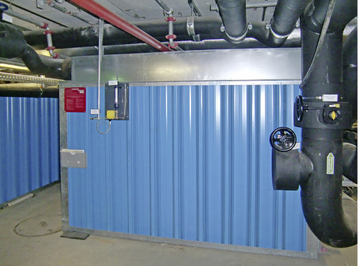 
4
 Neun Eisspeicher mit einem Fassungsvermögen von 170 m
3
 stehen am Standort Stachus für Lastspitzen bereit. Durch die Nutzung von Überschussstrom werden die Verbrauchsspitzen umweltschonend und wirtschaftlich abgedeckt.



