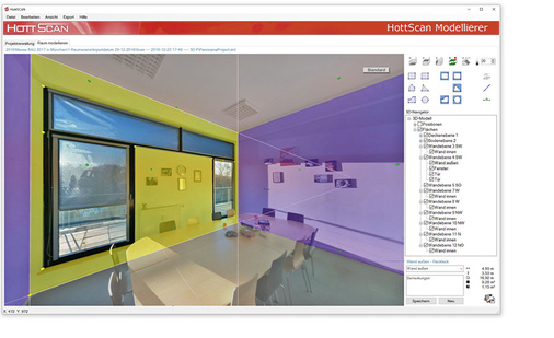 <p>
</p>

<p>
<span class="GVAbbildungszahl">13</span>
 … aus den mit HottScan vor Ort gewonnenen Mess- und Fotodaten lassen sich am PC Räume dreidimensional modellieren und Mengenauswertungen generieren.
</p> - © Hottgenroth / HottScan

