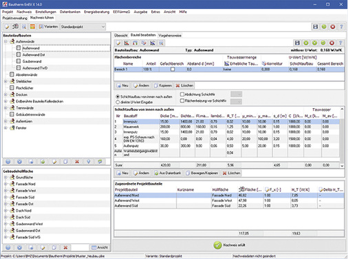 



5
 Bauteileditoren ermöglichen die Definition auch komplexer, inhomogener, aktueller oder historischer Bauteile. 

